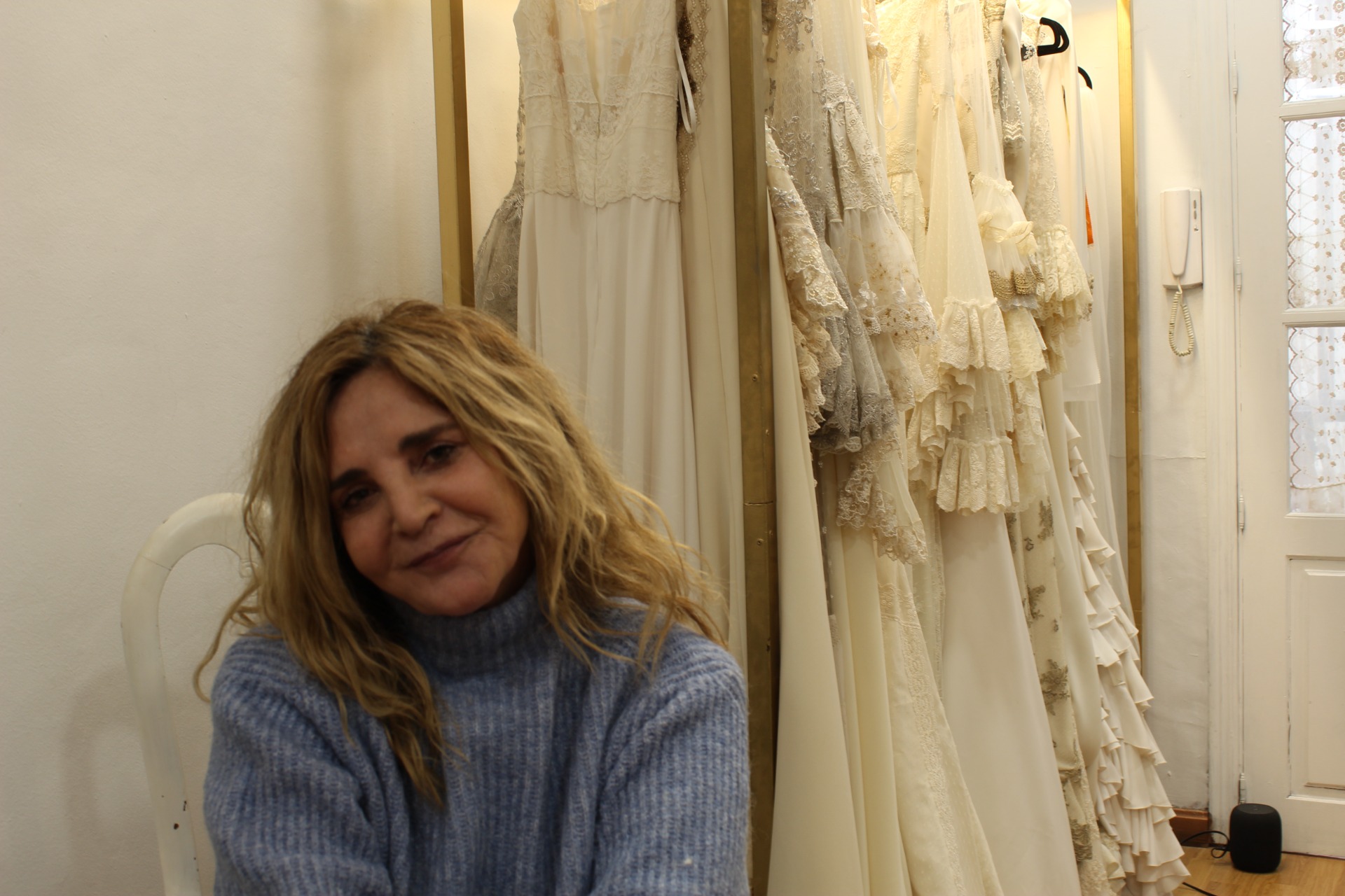 Aurora Gaviño en su taller | Fuente: Lucía Medina